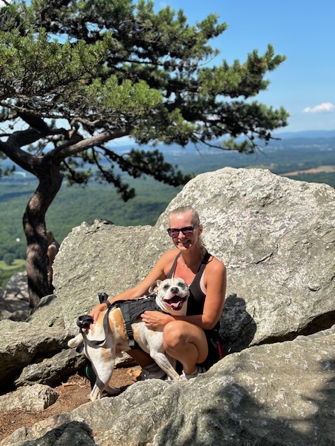 bethesda personal chef ula with her dog